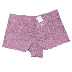 Auden Lace Boyshorts in Mauve